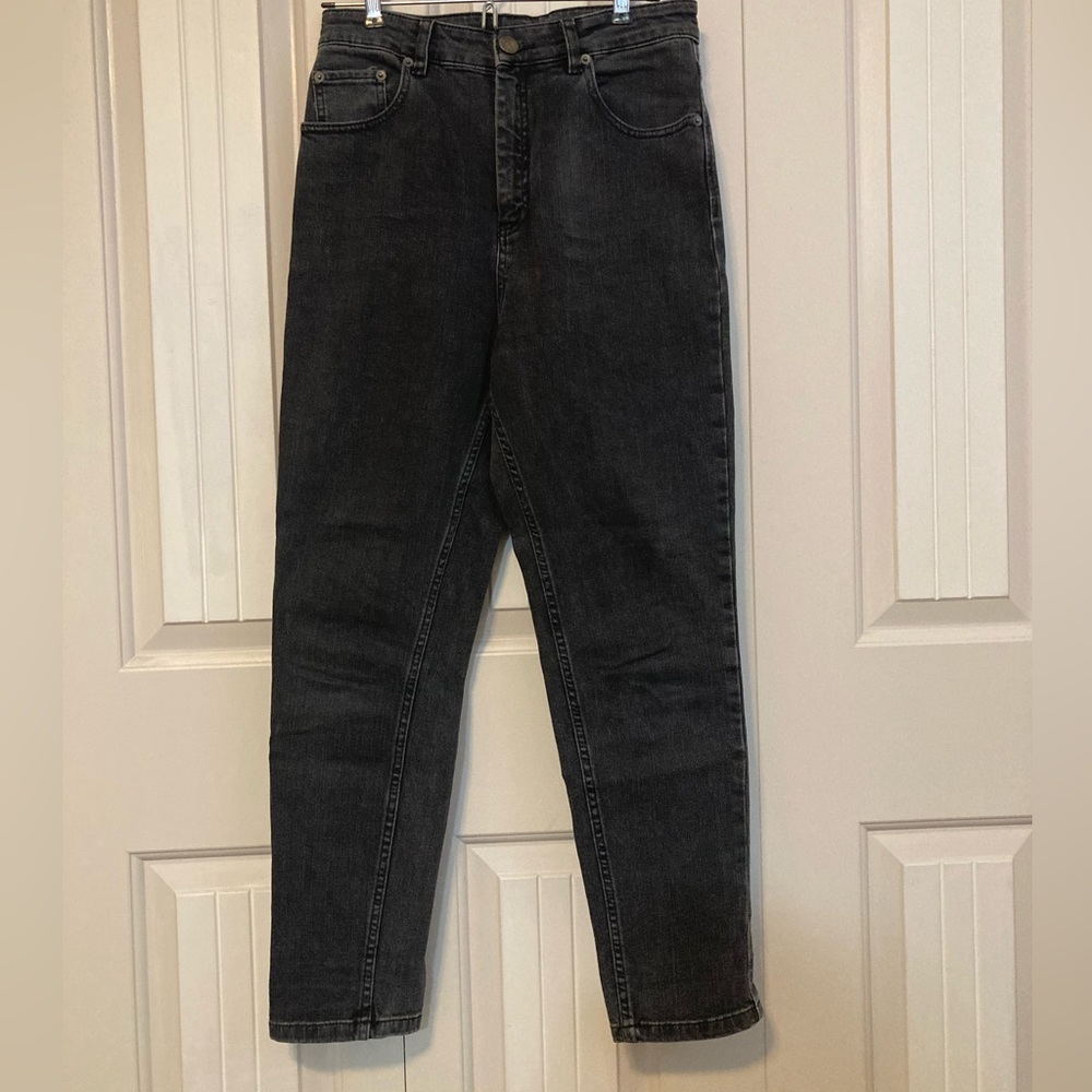 Black, high rise, ASOS mom jeans